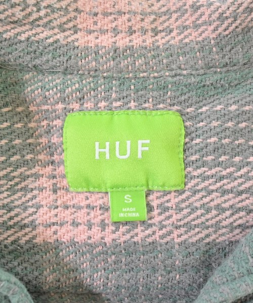HUF（ハフ）カジュアルシャツ 緑 サイズ:S メンズ/2200620025027