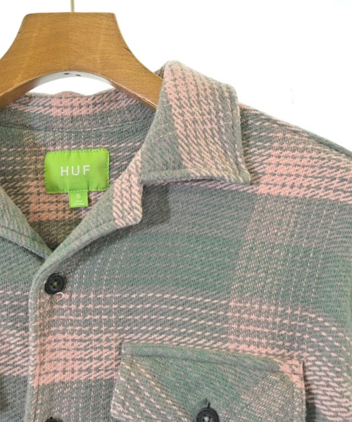 HUF（ハフ）カジュアルシャツ 緑 サイズ:S メンズ/2200620025027