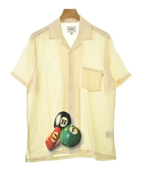 HUF(ハフ)カジュアルシャツ 黄 サイズ:S/2200672402142