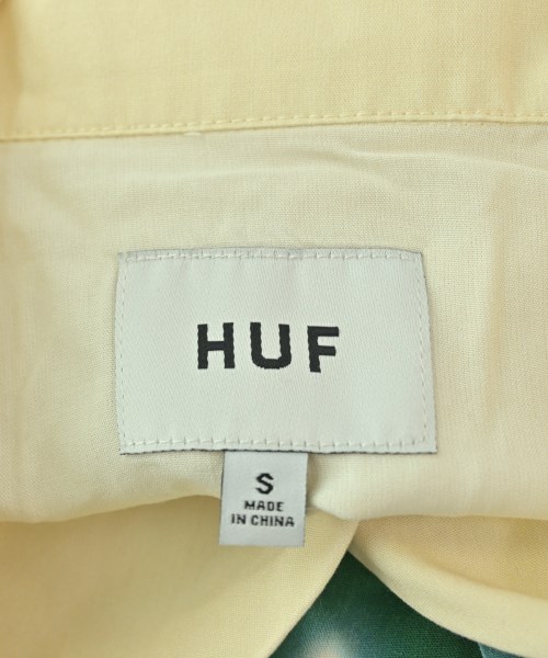 HUF（ハフ）カジュアルシャツ 黄 サイズ:S メンズ/2200672402142