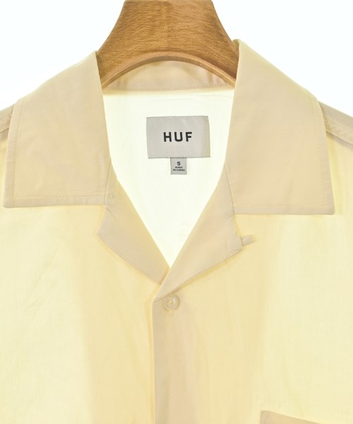 HUF（ハフ）カジュアルシャツ 黄 サイズ:S メンズ/2200672402142