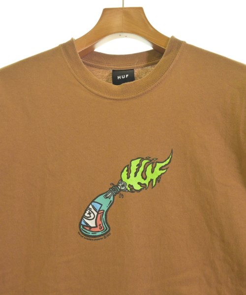HUF（ハフ）Tシャツ・カットソー 茶 サイズ:L メンズ/2200680164124