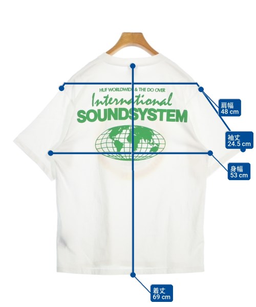 HUF（ハフ）Tシャツ・カットソー 白 サイズ:M メンズ/2200699042093