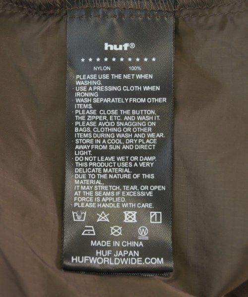 HUF（ハフ）マウンテンパーカー 茶 サイズ:L メンズ/2200701398057