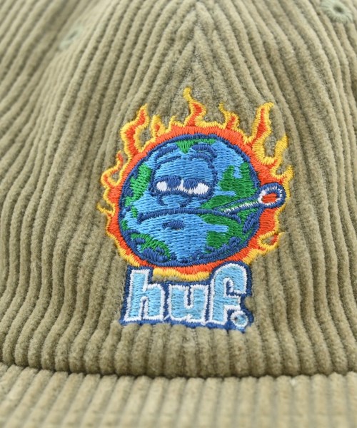 HUF（ハフ）キャップ カーキ サイズ:- メンズ/2200660029023