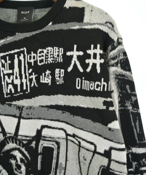 HUF（ハフ）ニット・セーター 黒 サイズ:M メンズ/2200714346038