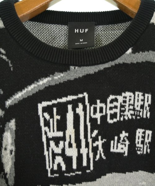 HUF（ハフ）ニット・セーター 黒 サイズ:M メンズ/2200714346038