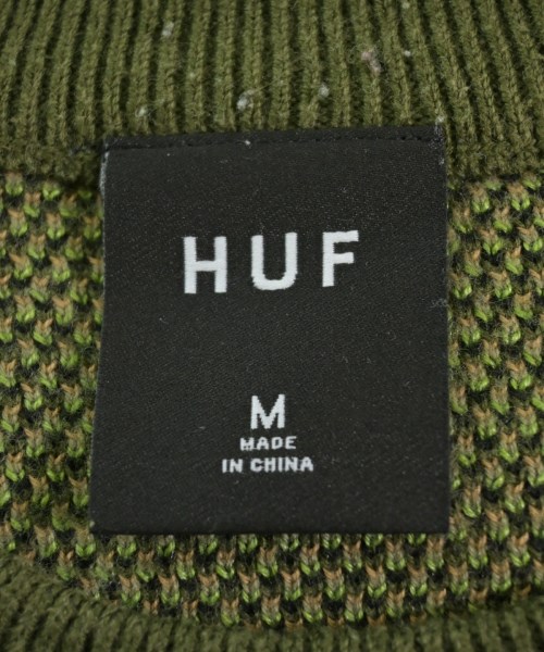 HUF（ハフ）ニット・セーター カーキ サイズ:M メンズ/2200715868034
