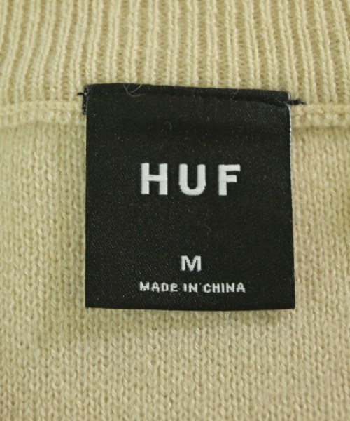 HUF（ハフ）ニット・セーター ベージュ サイズ:M メンズ/2200646996257