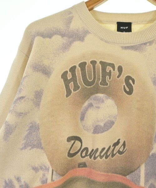 HUF（ハフ）ニット・セーター ベージュ サイズ:M メンズ/2200646996257