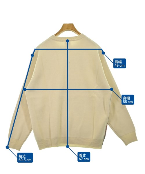 HUF（ハフ）ニット・セーター ベージュ サイズ:M メンズ/2200646996257