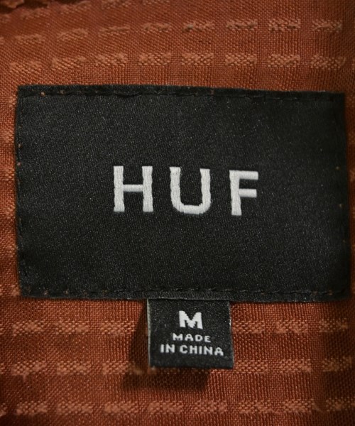 HUF（ハフ）カジュアルシャツ 茶 サイズ:M メンズ/2200649204052