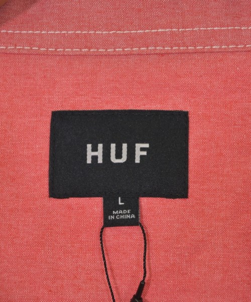 HUF（ハフ）カジュアルシャツ 赤 サイズ:L メンズ/2200703619532