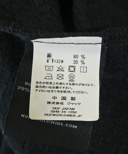 HUF（ハフ）パーカー 黒 サイズ:XL メンズ/2200709208044