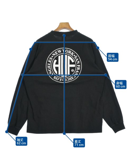 HUF（ハフ）Tシャツ・カットソー 黒 サイズ:L メンズ/2200664109035