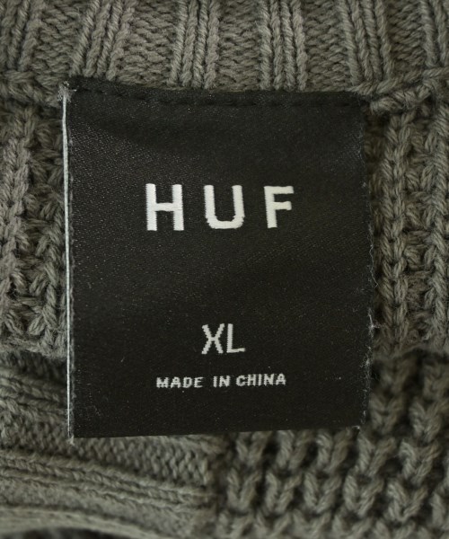 HUF（ハフ）カーディガン グレー サイズ:XL メンズ/2200661989166