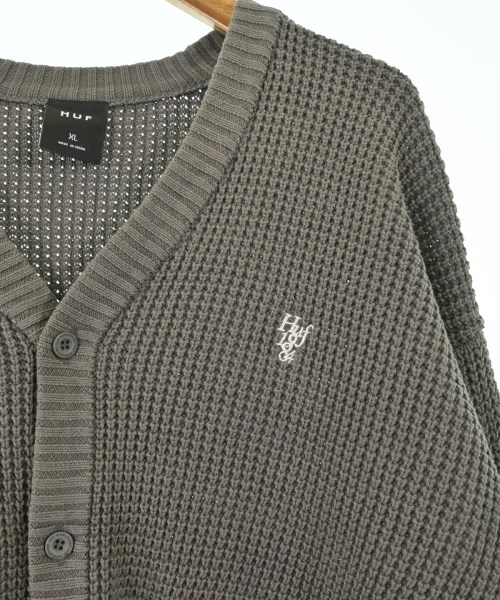 HUF（ハフ）カーディガン グレー サイズ:XL メンズ/2200661989166
