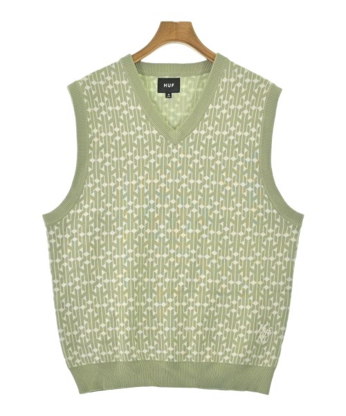 HUF(ハフ)ベスト 緑 サイズ:M/2200661989210