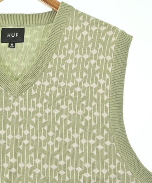 HUF（ハフ）ベスト 緑 サイズ:M メンズ/2200661989210