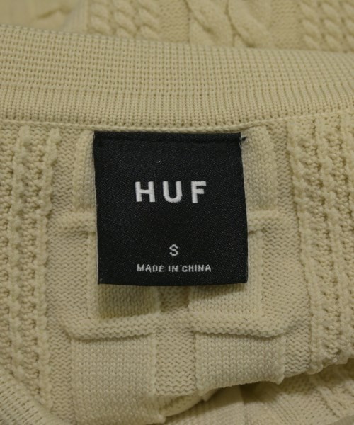 HUF（ハフ）ニット・セーター 白 サイズ:S メンズ/2200661989241