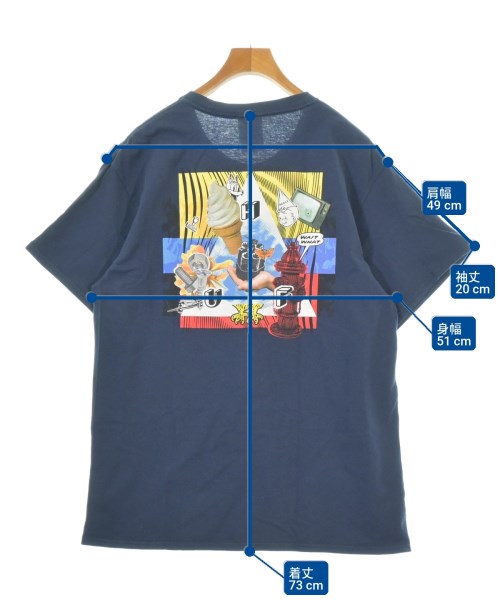 HUF（ハフ）Tシャツ・カットソー 紺 サイズ:L メンズ/2200732138035