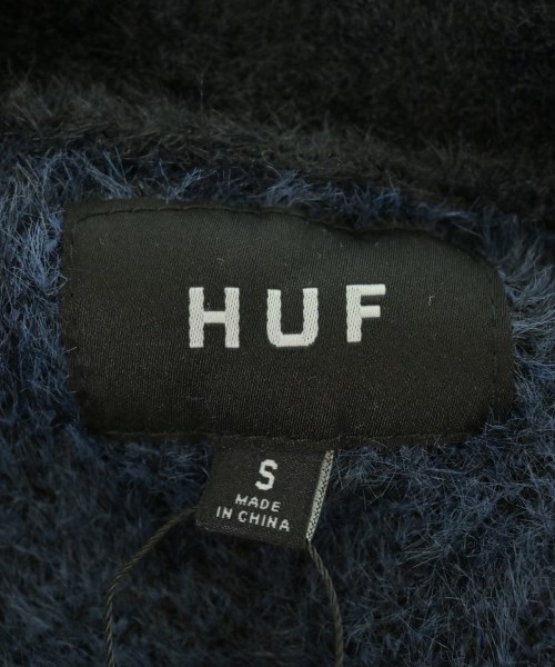 HUF（ハフ）カーディガン 黒 サイズ:S メンズ/2200719700071