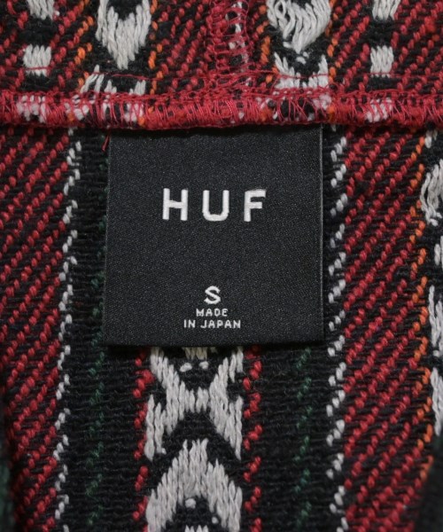 HUF（ハフ）カジュアルシャツ 赤 サイズ:S メンズ/2200680239082
