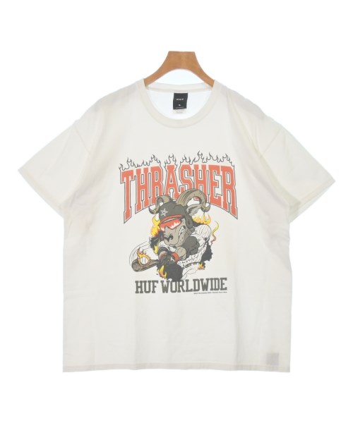 HUF(ハフ)Tシャツ・カットソー 白 サイズ:XL/2200685801147