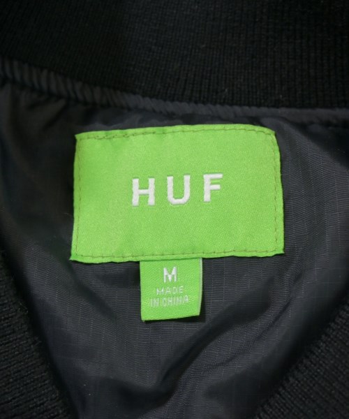 HUF（ハフ）ブルゾン 黒 サイズ:M メンズ/2200672945205