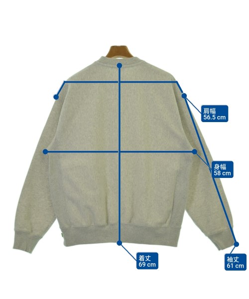 HUF（ハフ）スウェット グレー サイズ:M メンズ/2200672945335
