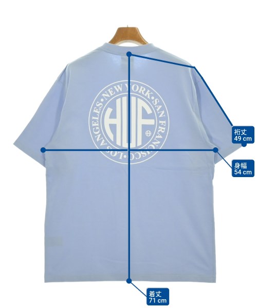 HUF（ハフ）Tシャツ・カットソー 青 サイズ:M メンズ/2200672945717