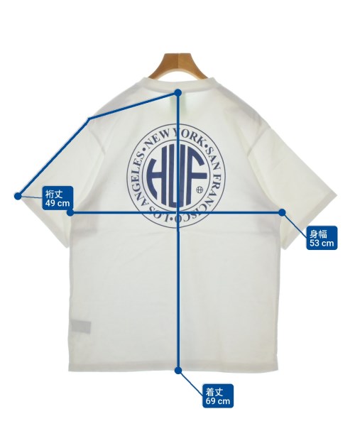 HUF（ハフ）Tシャツ・カットソー 白 サイズ:M メンズ/2200672945731