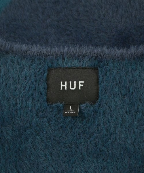 HUF（ハフ）カーディガン 紺 サイズ:L メンズ/2200685181102