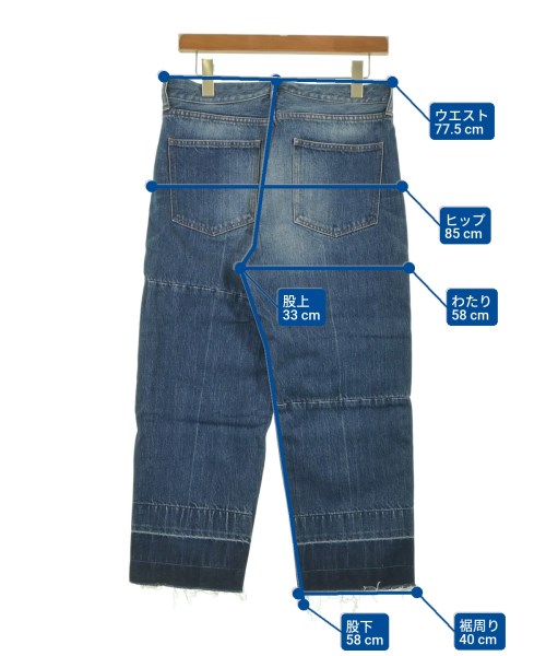 JohnUNDERCOVER（ジョンアンダーカバー）デニムパンツ 青 サイズ:2(M位) メンズ/2200635508102