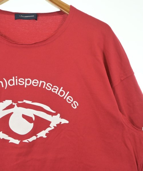 JohnUNDERCOVER（ジョンアンダーカバー）Tシャツ・カットソー 赤 サイズ:4(L位) メンズ/2200643756366