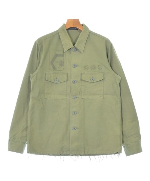 JohnUNDERCOVER(ジョンアンダーカバー)カジュアルシャツ カーキ サイズ:3(L位)/2200651649018