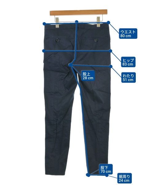 JohnUNDERCOVER（ジョンアンダーカバー）チノパン 紺 サイズ:3(L位) メンズ/2200678975442