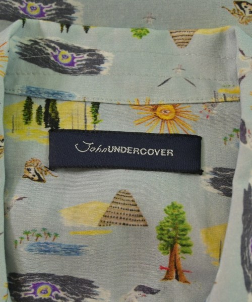 JohnUNDERCOVER（ジョンアンダーカバー）カジュアルシャツ 青 サイズ:1(S位) メンズ/2200660702100