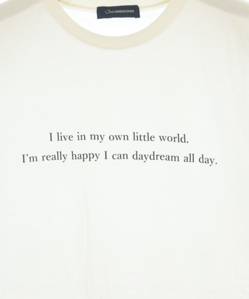 JohnUNDERCOVER（ジョンアンダーカバー）Tシャツ・カットソー 白 サイズ:3(L位) メンズ/2200723929185