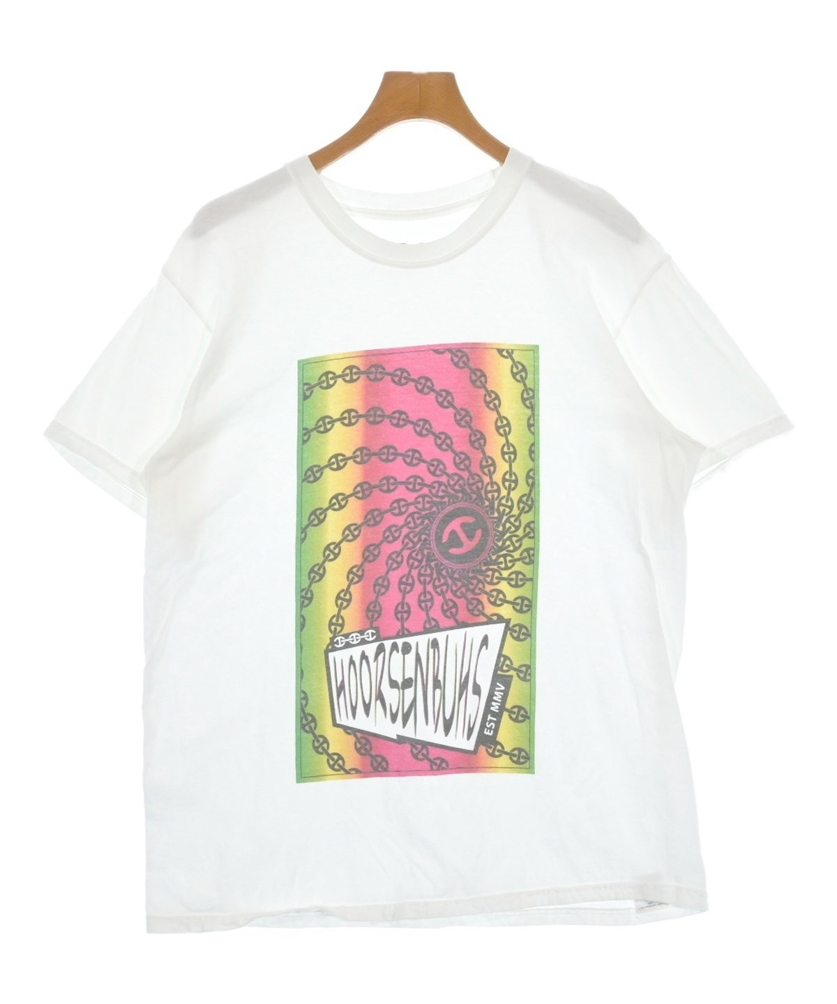 【hoorsenbuhs】T-Shirt sizeS atelier限定 HOORSENBUHS（ホーセンブース）Tシャツ・カットソー 白 サイズ:L
