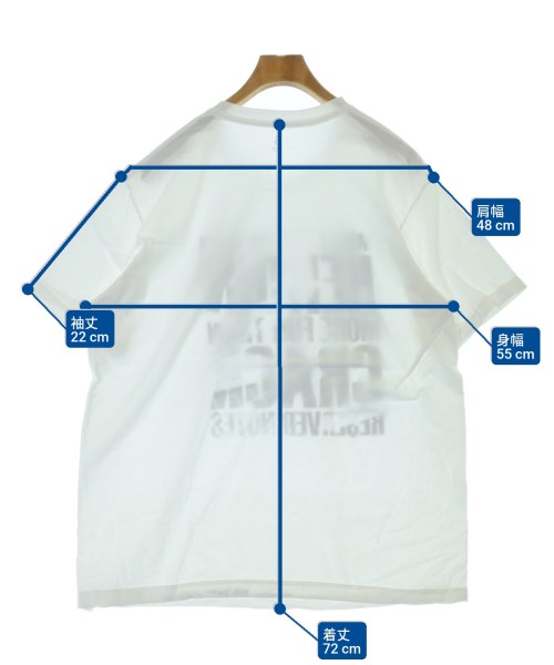 Reserved Note（リザーブドノート）Tシャツ・カットソー 白 サイズ:XL メンズ/2200644247061