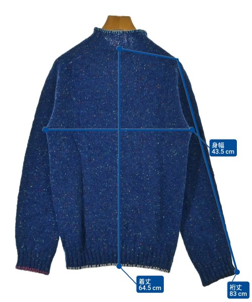 BIANCA CHANDON（ビアンカ　シャンドン）ニット・セーター 青 サイズ:S メンズ/2200618018147