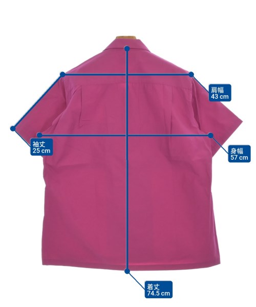 AMBUSH（アンブッシュ）カジュアルシャツ ピンク サイズ:1(S位) メンズ/2200643510012