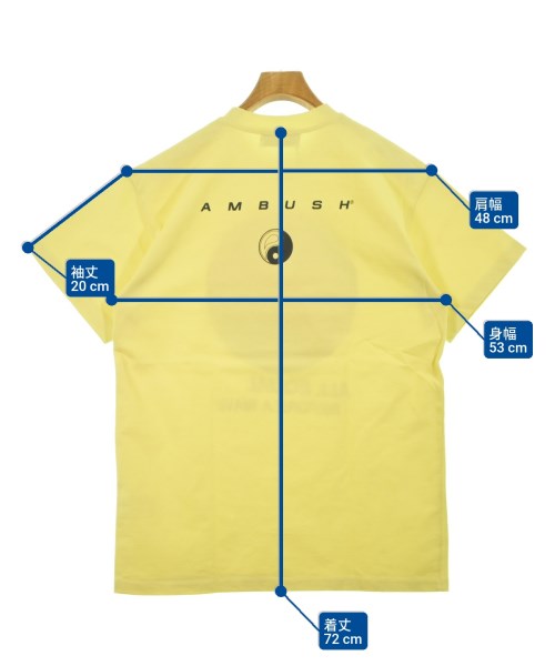 AMBUSH（アンブッシュ）Tシャツ・カットソー 黄 サイズ:3(M位) メンズ/2200643756236