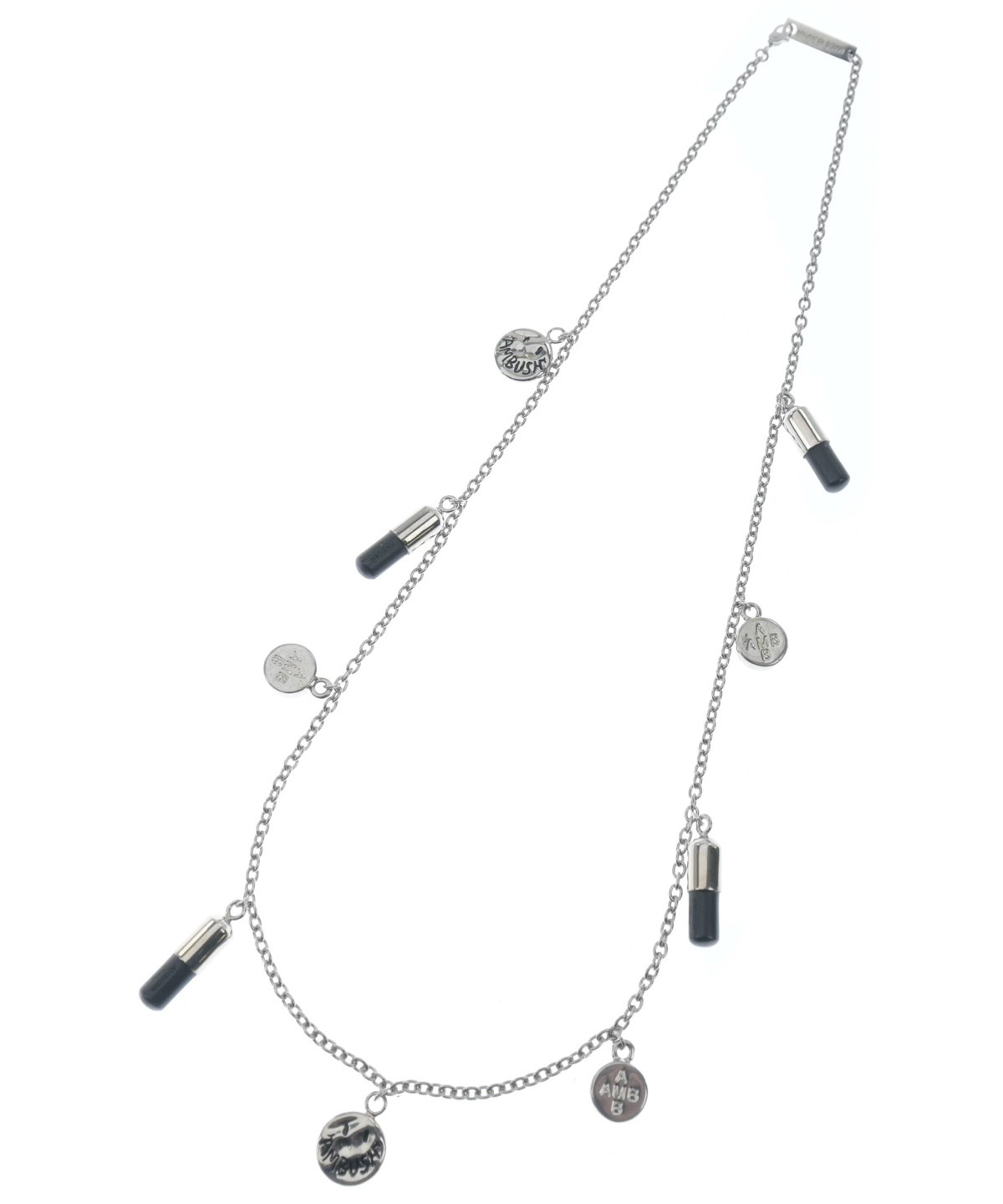 AMBUSH シルバー ネックレス AMBUSH（アンブッシュ）ネックレス シルバー サイズ:- メンズ