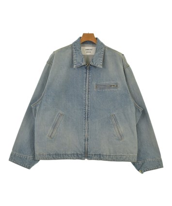 AMBUSH (アンブッシュ) ナイロン切替 ロゴ入り ドッキングデニム
