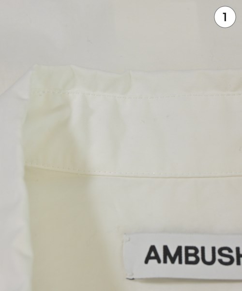 AMBUSH（アンブッシュ）カジュアルシャツ 白 サイズ:-(M位) メンズ/2200678618059