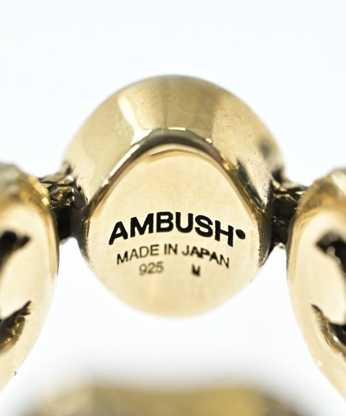 AMBUSH（アンブッシュ）リング ゴールド サイズ:-(15号位) メンズ/2200678618103