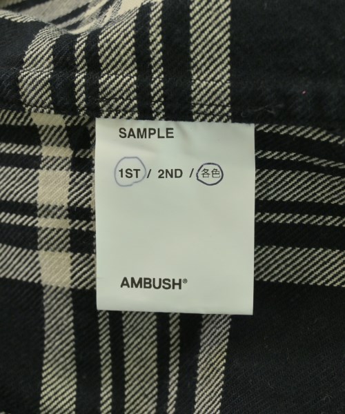 AMBUSH（アンブッシュ）カジュアルシャツ 黒 サイズ:-(L位) メンズ/2200697455031
