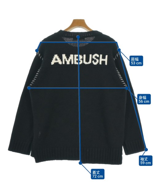 AMBUSH（アンブッシュ）ニット・セーター 黒 サイズ:M メンズ/2200697455048